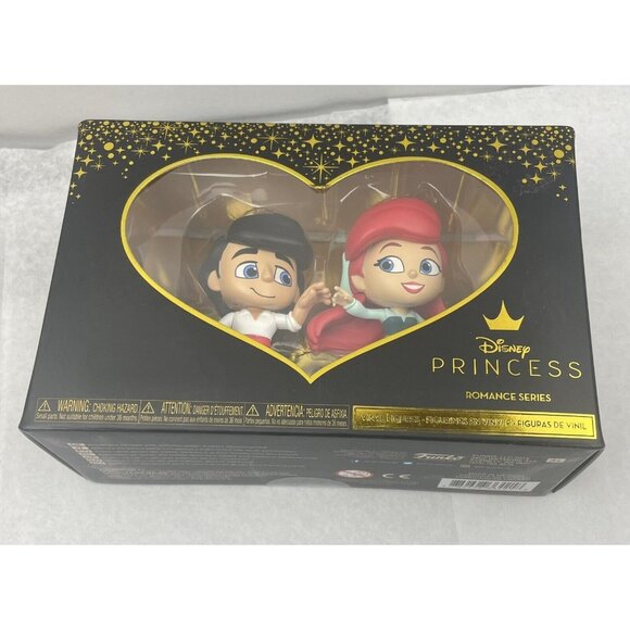 DISNEY PRINCESS~FUNKO~Mini Vinyl Figure Set Romance Series Eric and Ariel (8841) - Picture 7 of 9